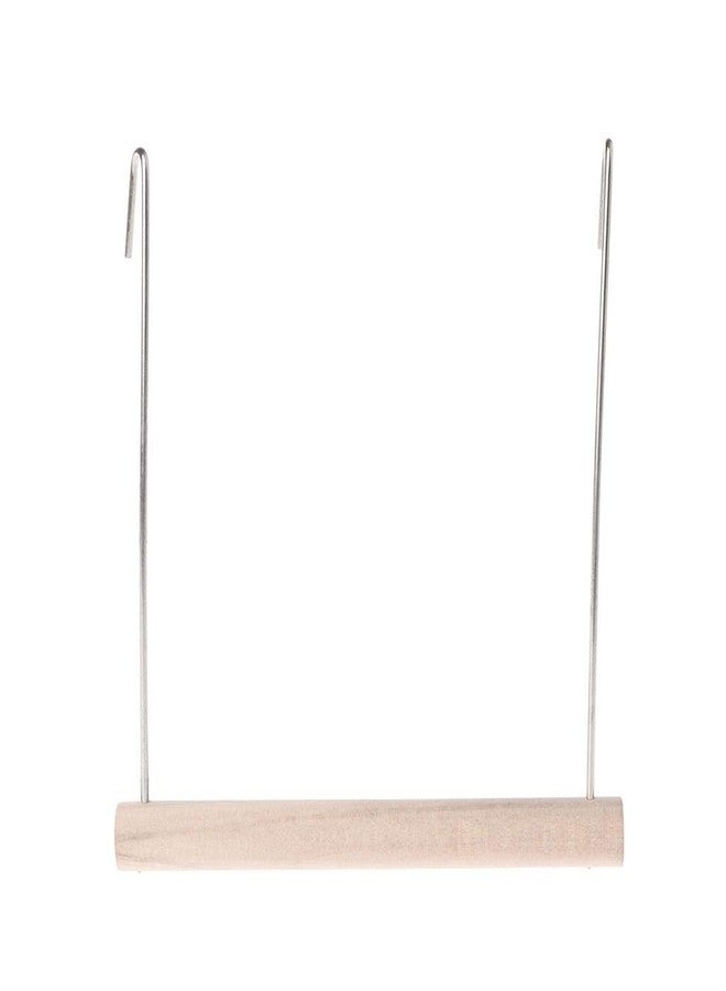 Western Era Playful Natural Perch Wood Perch Swing Toy Cage Hanging Platform, Climbing, Exercise Perch for Birds (Large) (Pack of 2) - Image 5